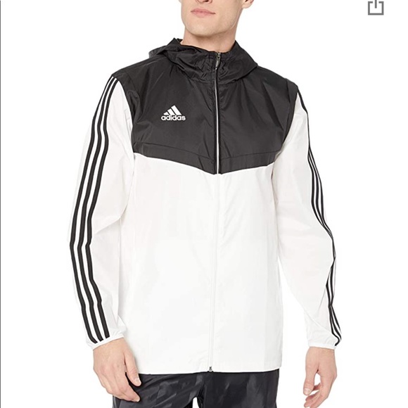 adidas men's windbreaker jacket